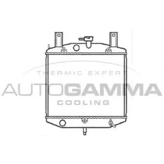 Radiateur, refroidissement du moteur AUTOGAMMA 103405