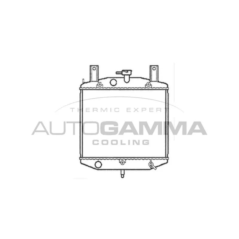 Radiateur, refroidissement du moteur AUTOGAMMA 103405