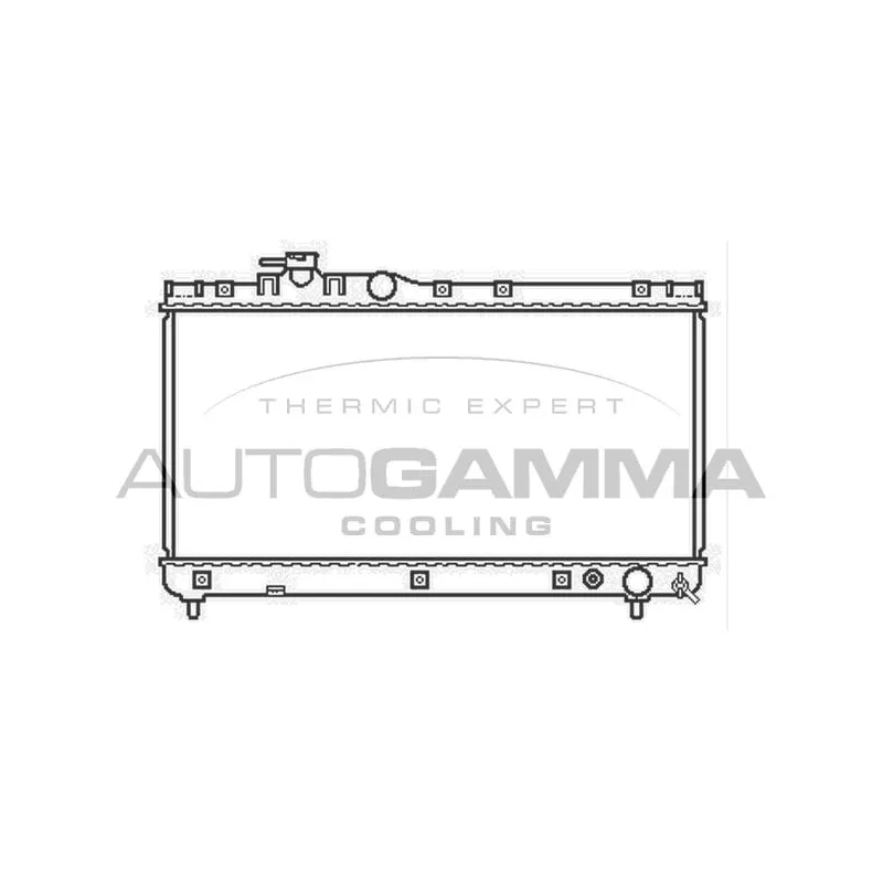 Radiateur, refroidissement du moteur AUTOGAMMA 103416