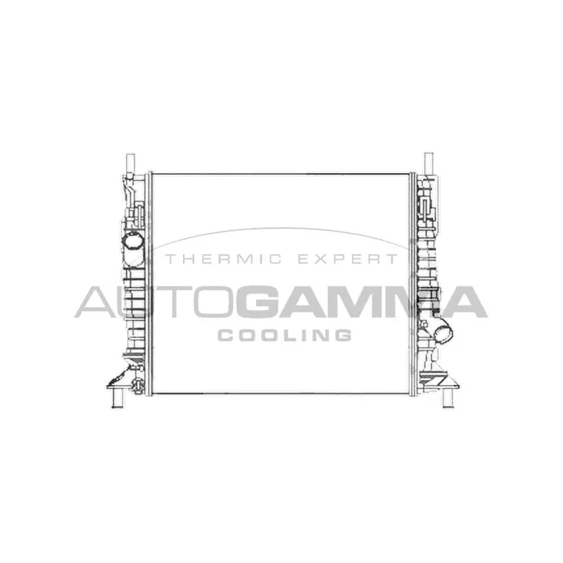 Radiateur, refroidissement du moteur AUTOGAMMA 103422