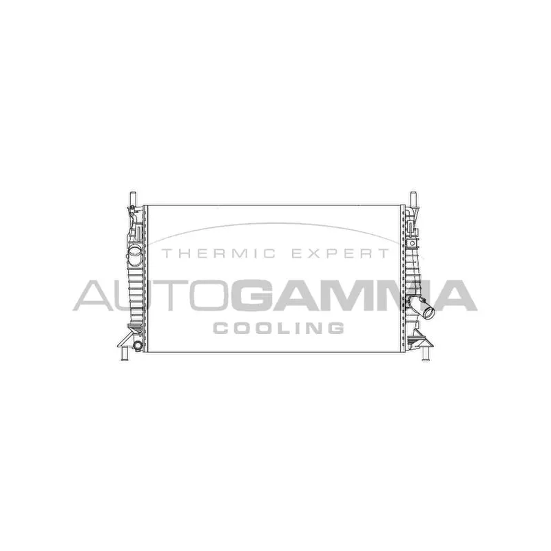 Radiateur, refroidissement du moteur AUTOGAMMA 103424