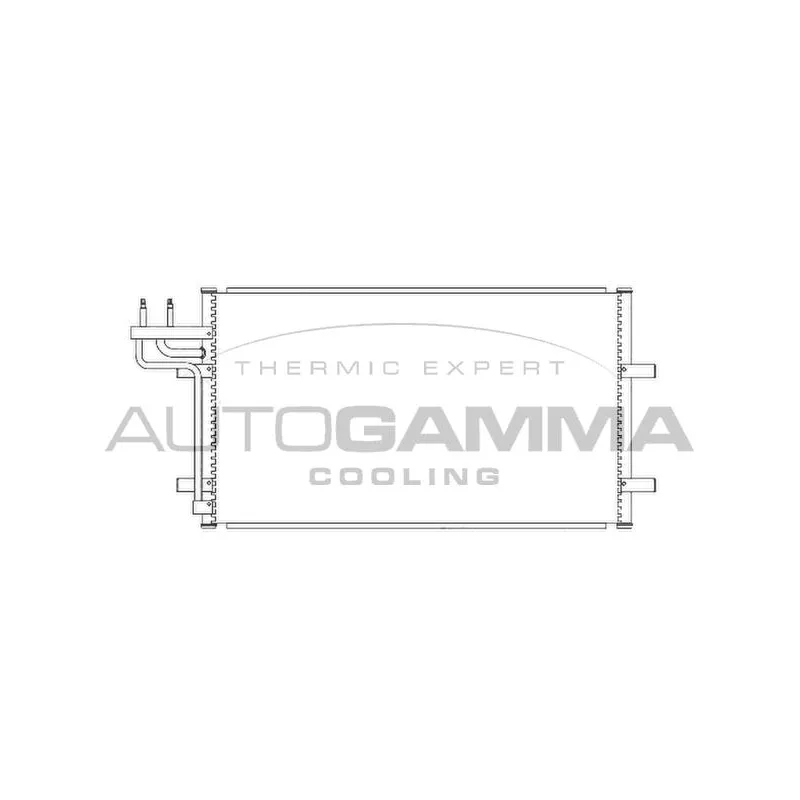 Condenseur, climatisation AUTOGAMMA 103426