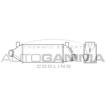 Intercooler, échangeur AUTOGAMMA 103430