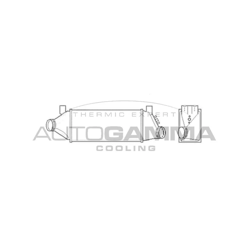 Intercooler, échangeur AUTOGAMMA 103430