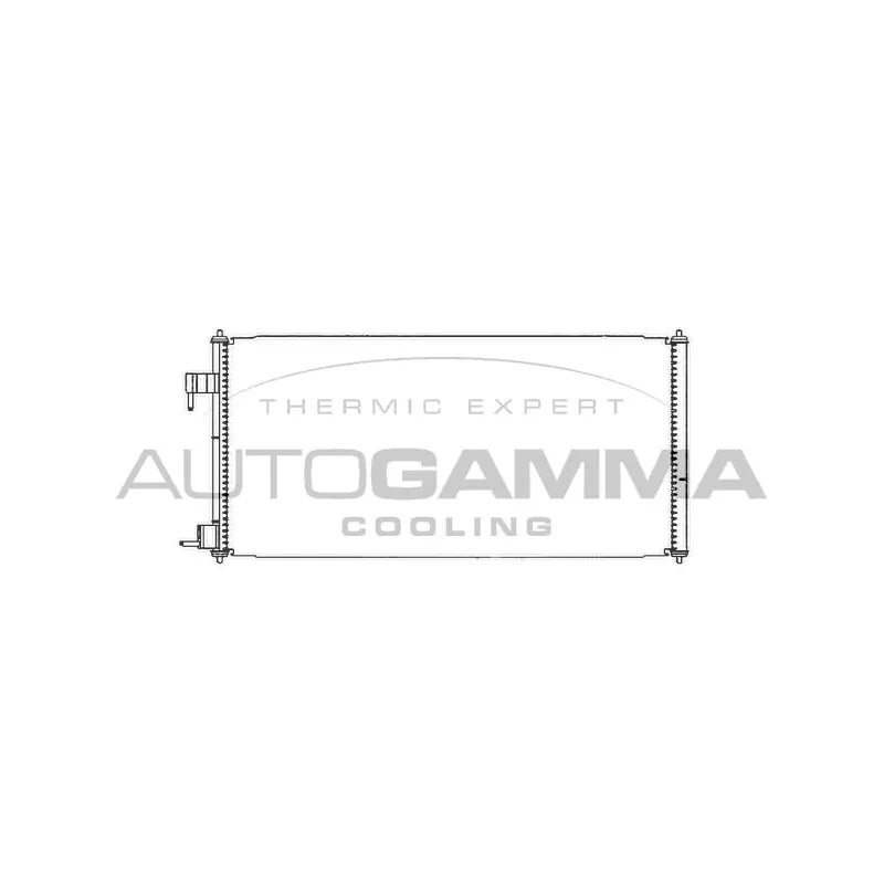 Condenseur, climatisation AUTOGAMMA 103433