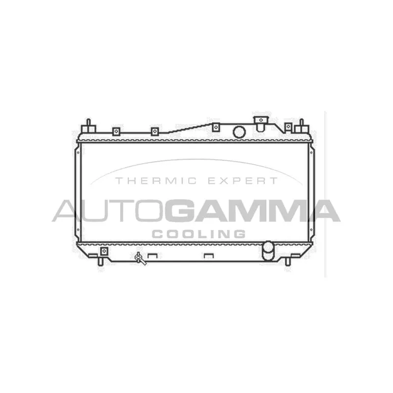 Radiateur, refroidissement du moteur AUTOGAMMA 103434
