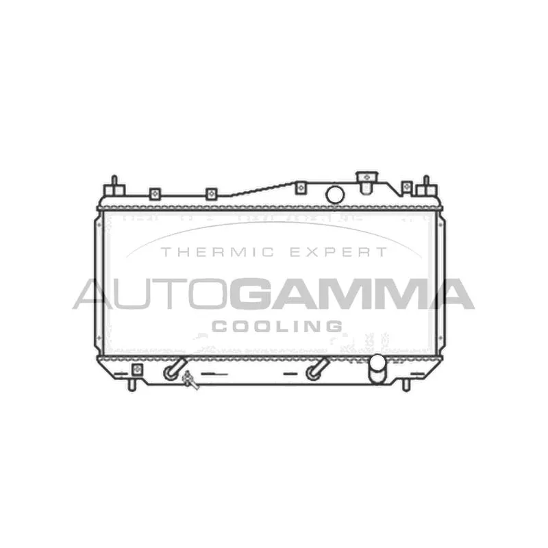 Radiateur, refroidissement du moteur AUTOGAMMA 103435