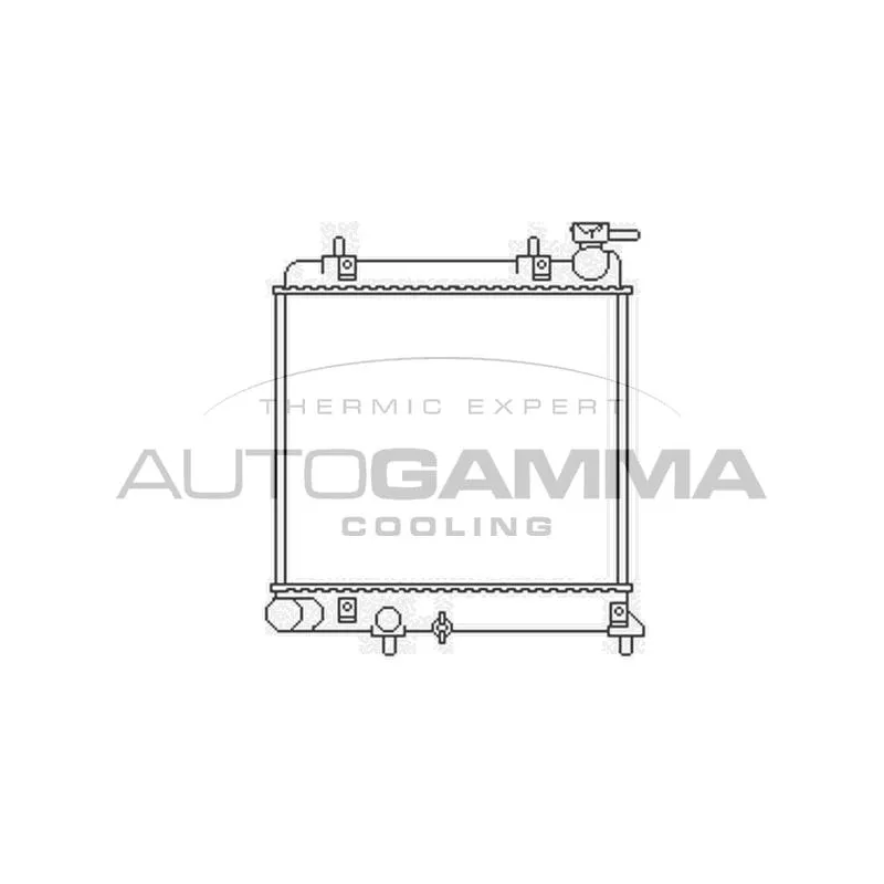Radiateur, refroidissement du moteur AUTOGAMMA 103436