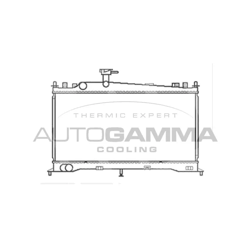 Radiateur, refroidissement du moteur AUTOGAMMA 103438