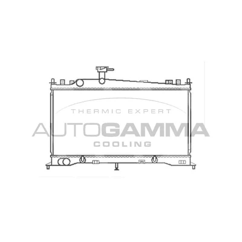 Radiateur, refroidissement du moteur AUTOGAMMA 103439