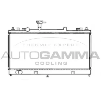 Radiateur, refroidissement du moteur AUTOGAMMA 103440