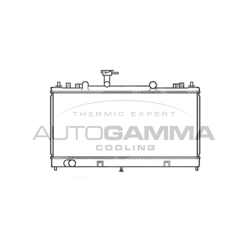 Radiateur, refroidissement du moteur AUTOGAMMA 103442