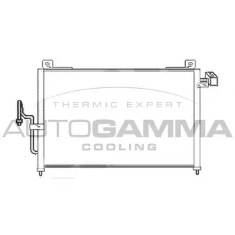 Condenseur, climatisation AUTOGAMMA 103443