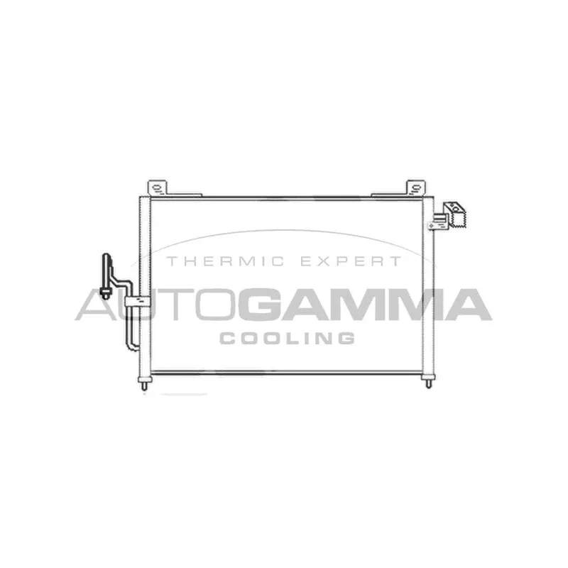 Condenseur, climatisation AUTOGAMMA 103443