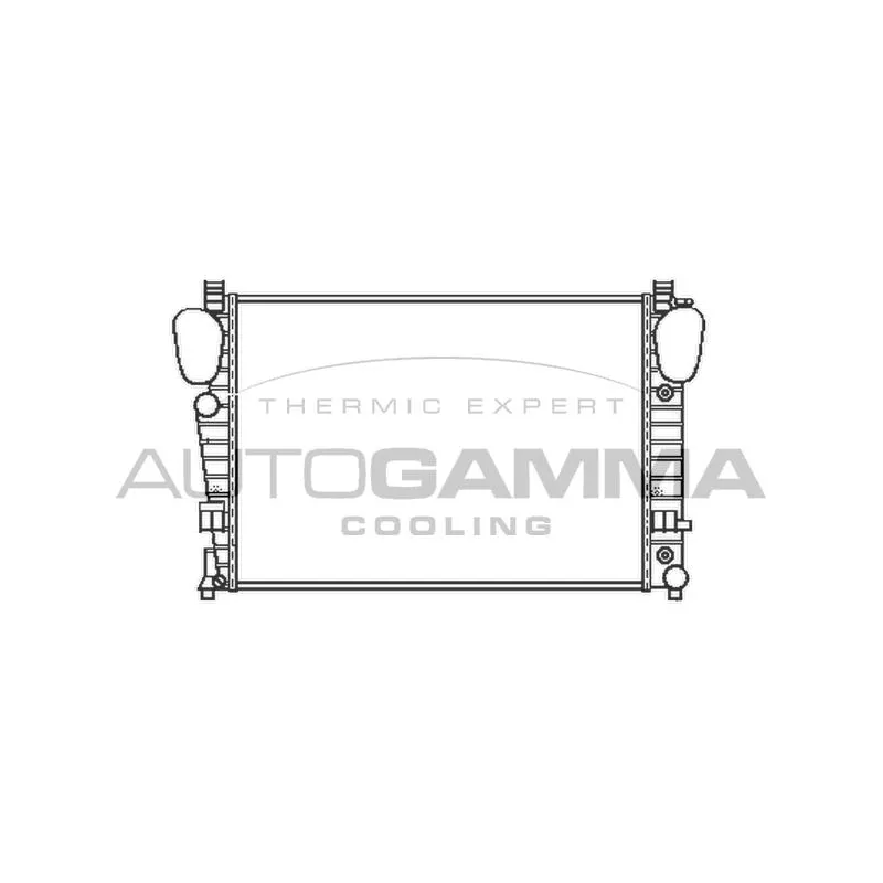 Radiateur, refroidissement du moteur AUTOGAMMA 103462