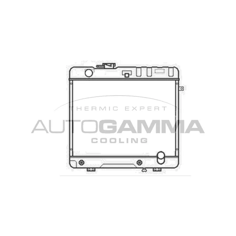 Radiateur, refroidissement du moteur AUTOGAMMA 103463