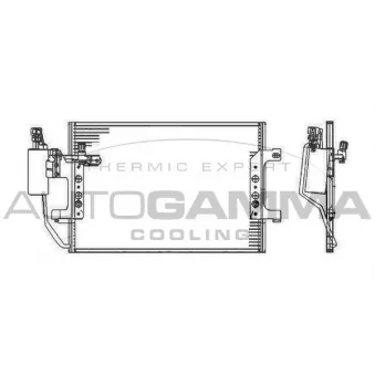 Condenseur, climatisation AUTOGAMMA 103467