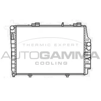 Radiateur, refroidissement du moteur AUTOGAMMA 103468