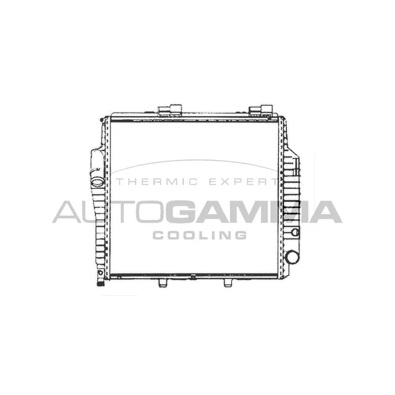 Radiateur, refroidissement du moteur AUTOGAMMA 103470