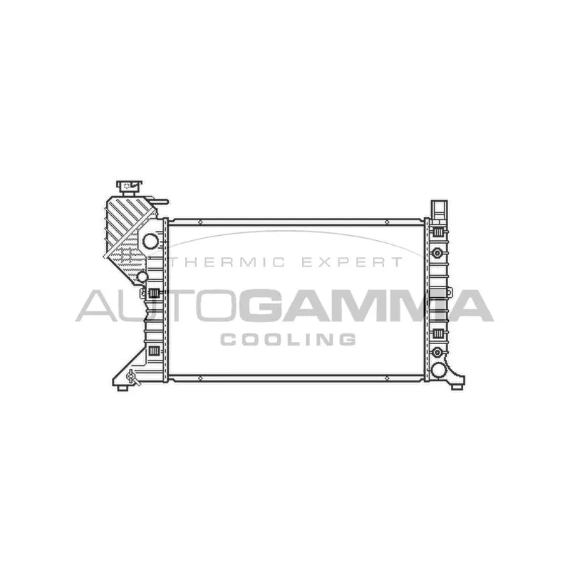 Radiateur, refroidissement du moteur AUTOGAMMA 103474