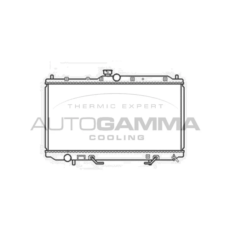 Radiateur, refroidissement du moteur AUTOGAMMA 103478