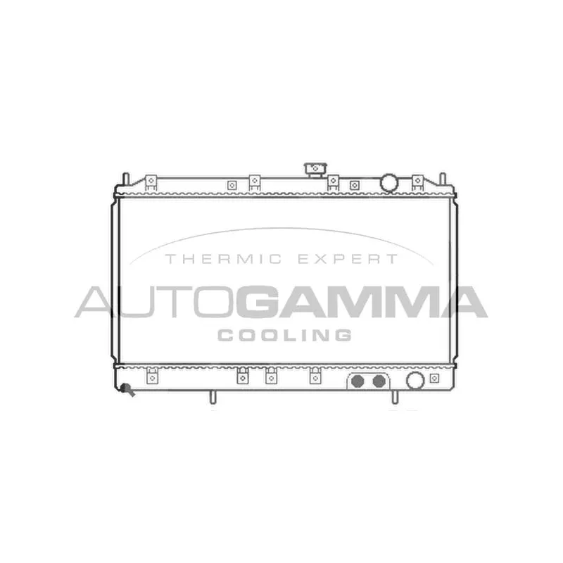 Radiateur, refroidissement du moteur AUTOGAMMA 103479