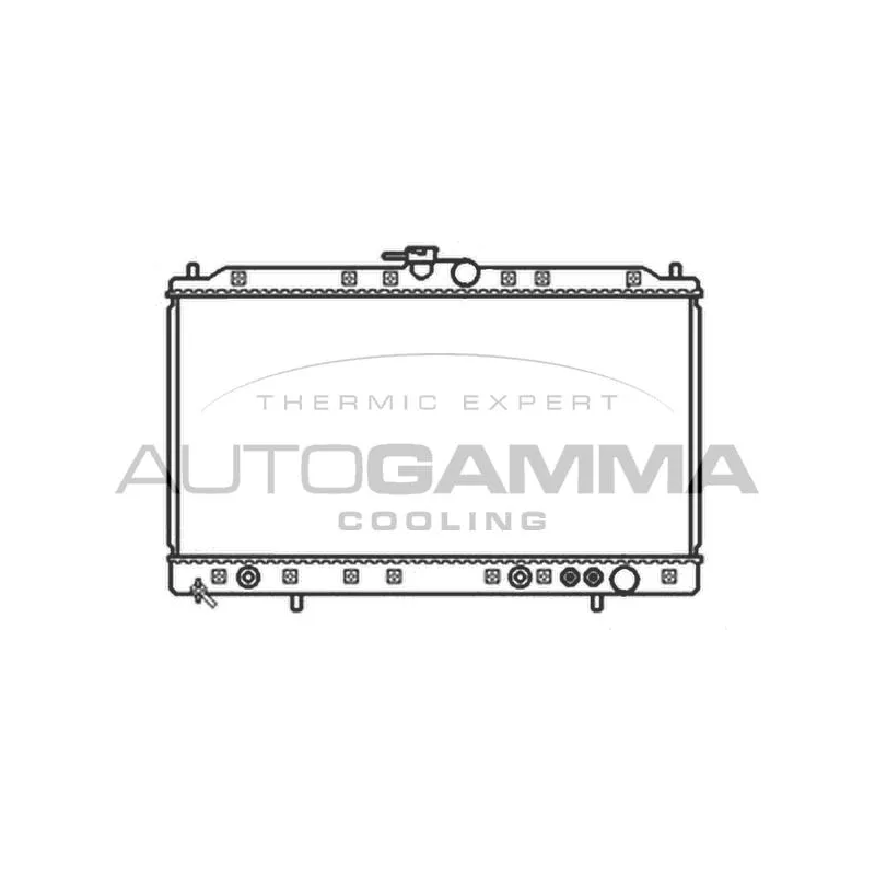 Radiateur, refroidissement du moteur AUTOGAMMA 103489