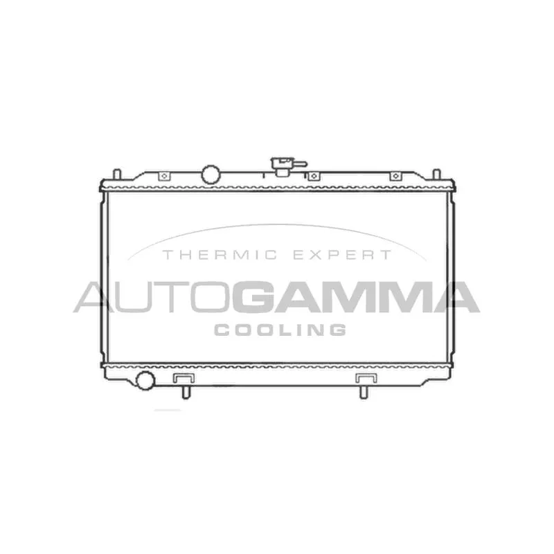 Radiateur, refroidissement du moteur AUTOGAMMA 103497