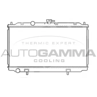 Radiateur, refroidissement du moteur AUTOGAMMA 103499