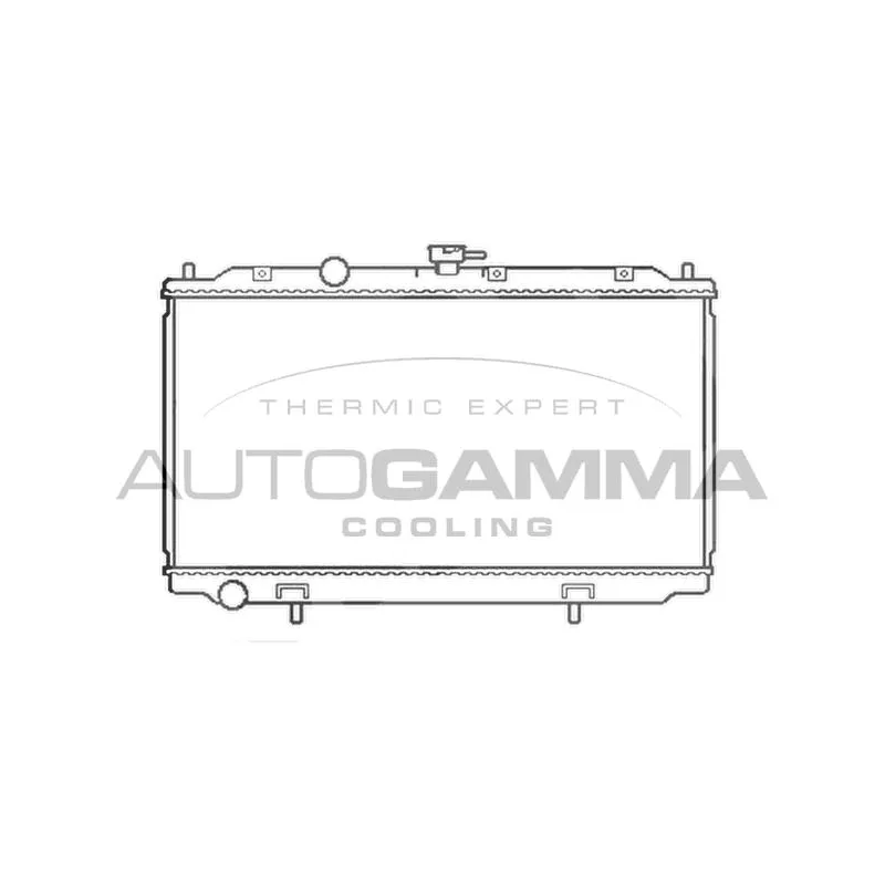 Radiateur, refroidissement du moteur AUTOGAMMA 103499