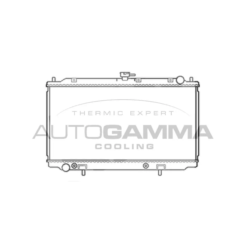 Radiateur, refroidissement du moteur AUTOGAMMA 103500