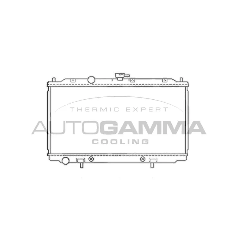 Radiateur, refroidissement du moteur AUTOGAMMA 103501