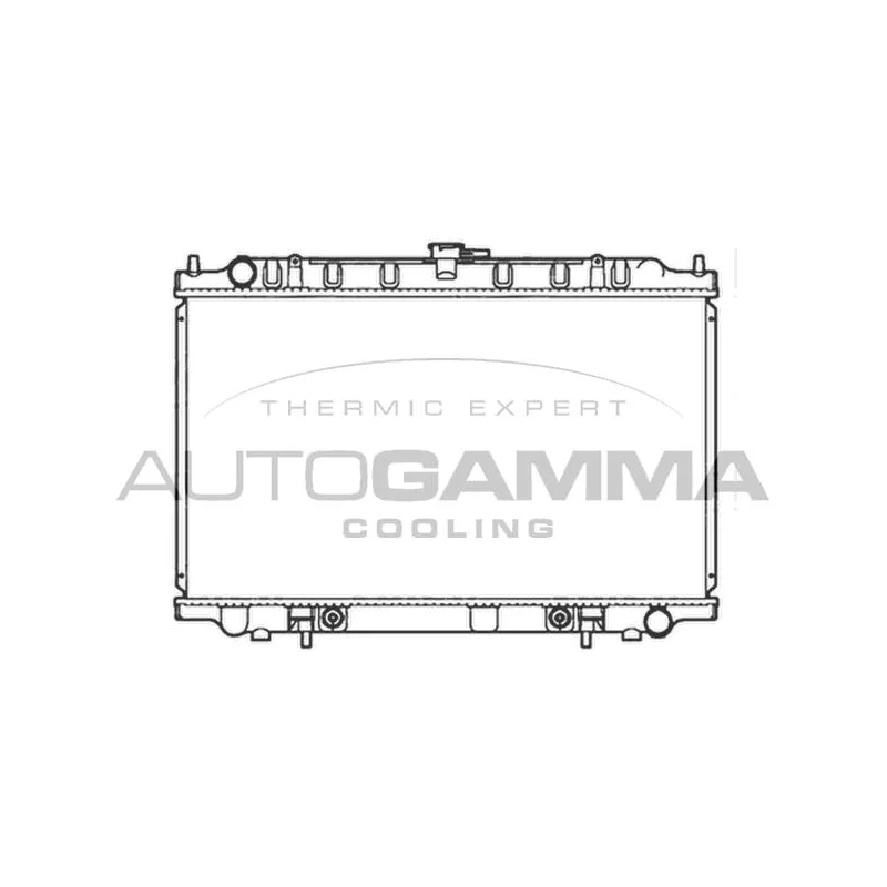 Radiateur, refroidissement du moteur AUTOGAMMA 103503