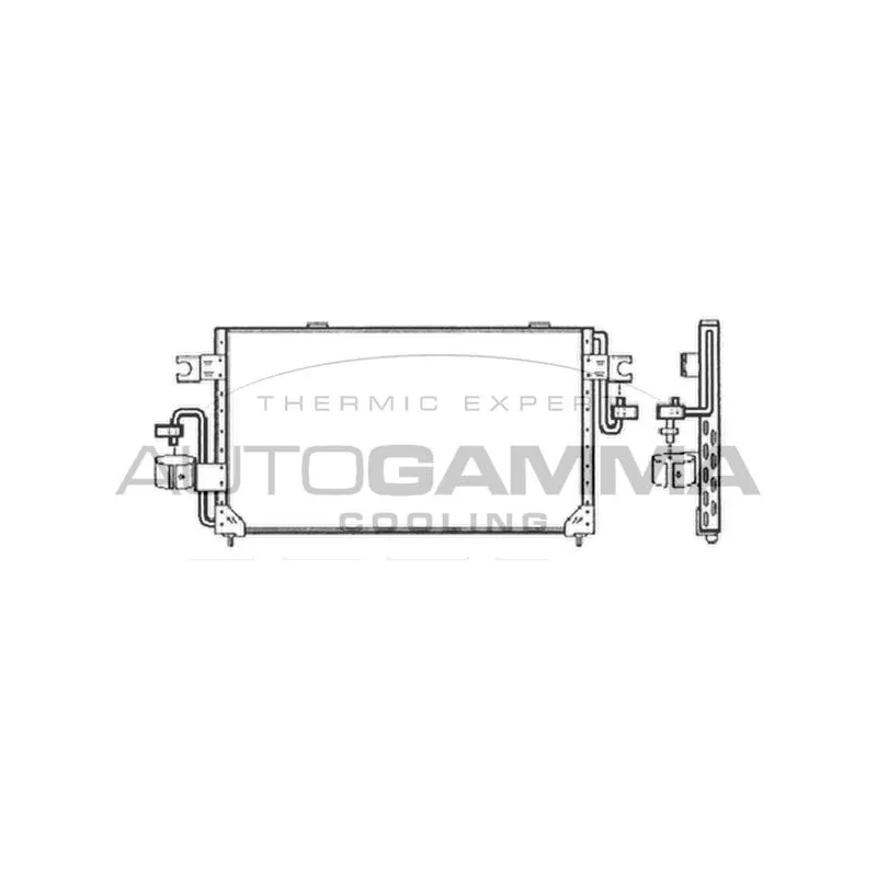 Condenseur, climatisation AUTOGAMMA 103506