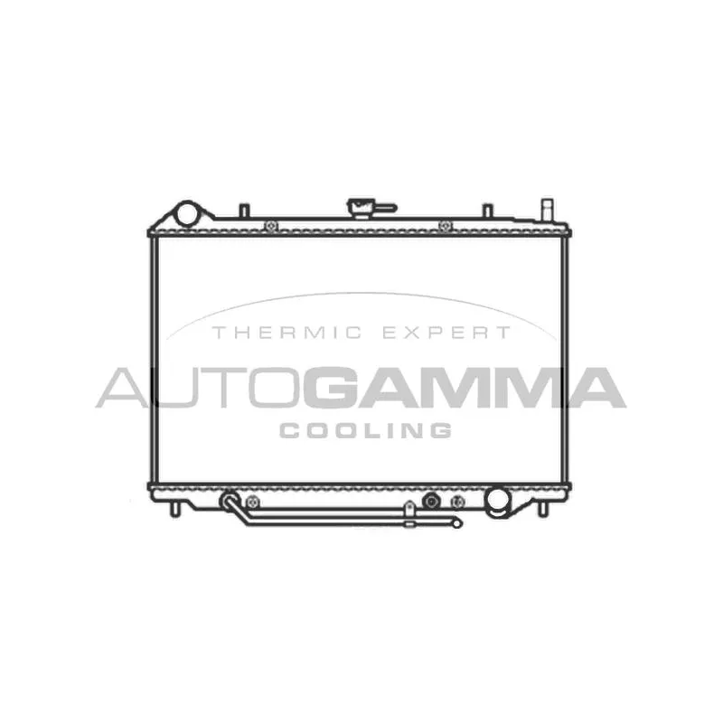 Radiateur, refroidissement du moteur AUTOGAMMA 103516