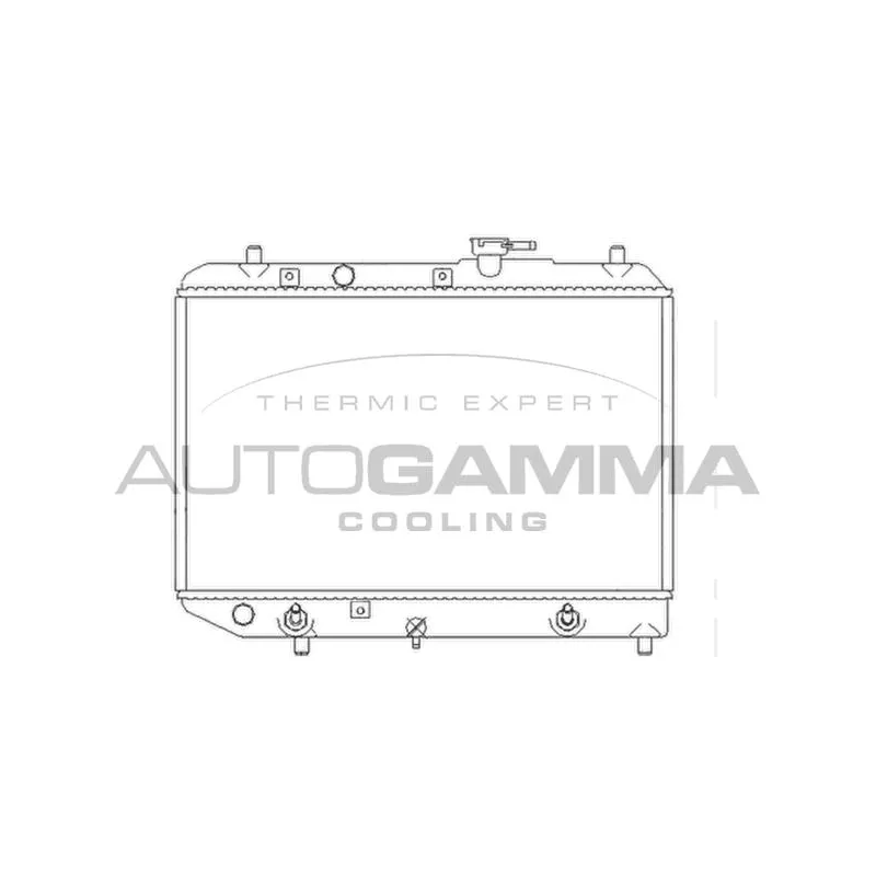 Radiateur, refroidissement du moteur AUTOGAMMA 103517