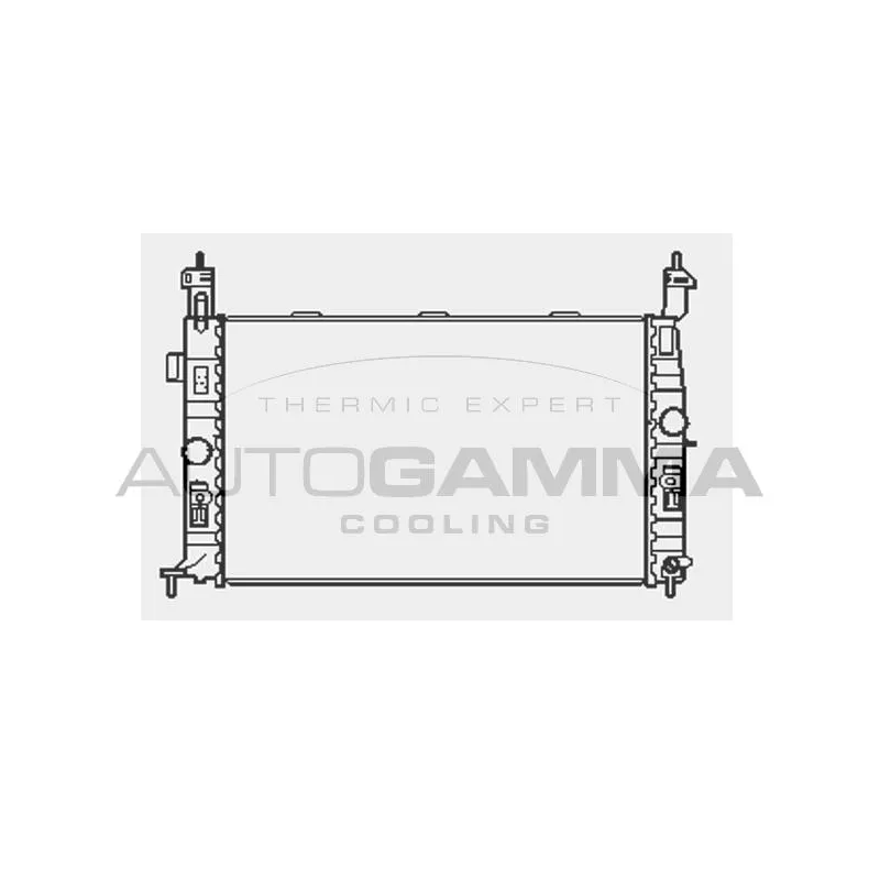 Radiateur, refroidissement du moteur AUTOGAMMA 103518