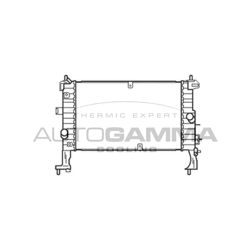 Radiateur, refroidissement du moteur AUTOGAMMA 103520