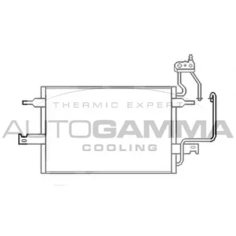 Condenseur, climatisation AUTOGAMMA 103523