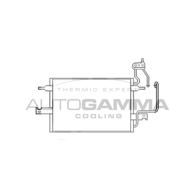 Condenseur, climatisation AUTOGAMMA 103523