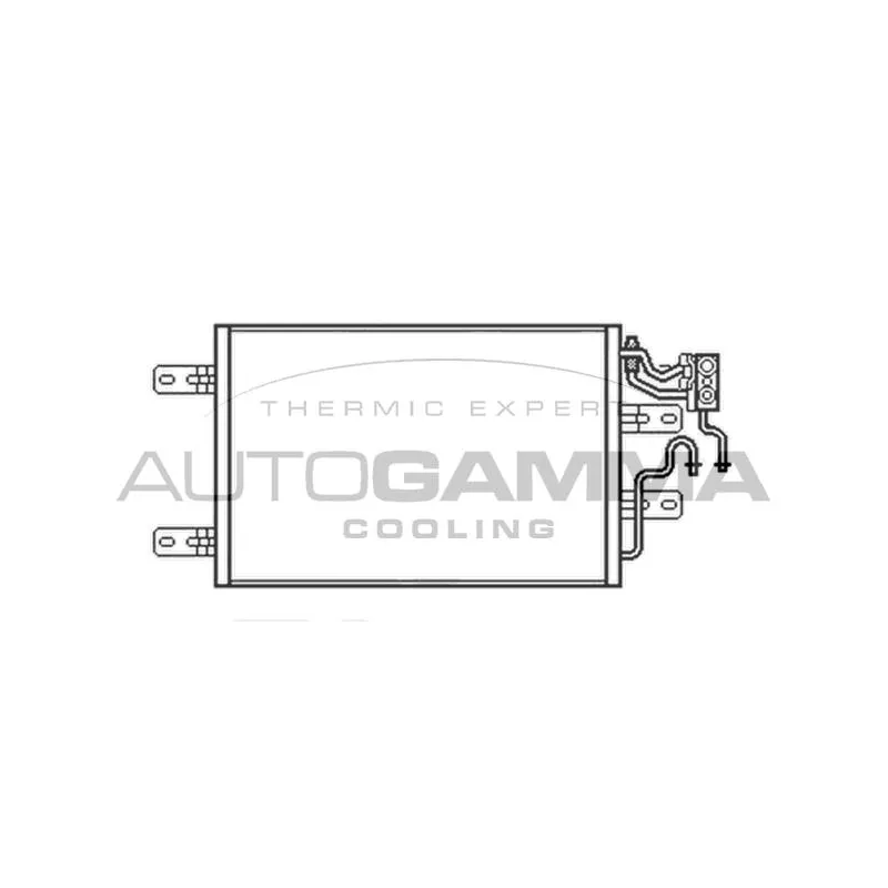 Condenseur, climatisation AUTOGAMMA 103524