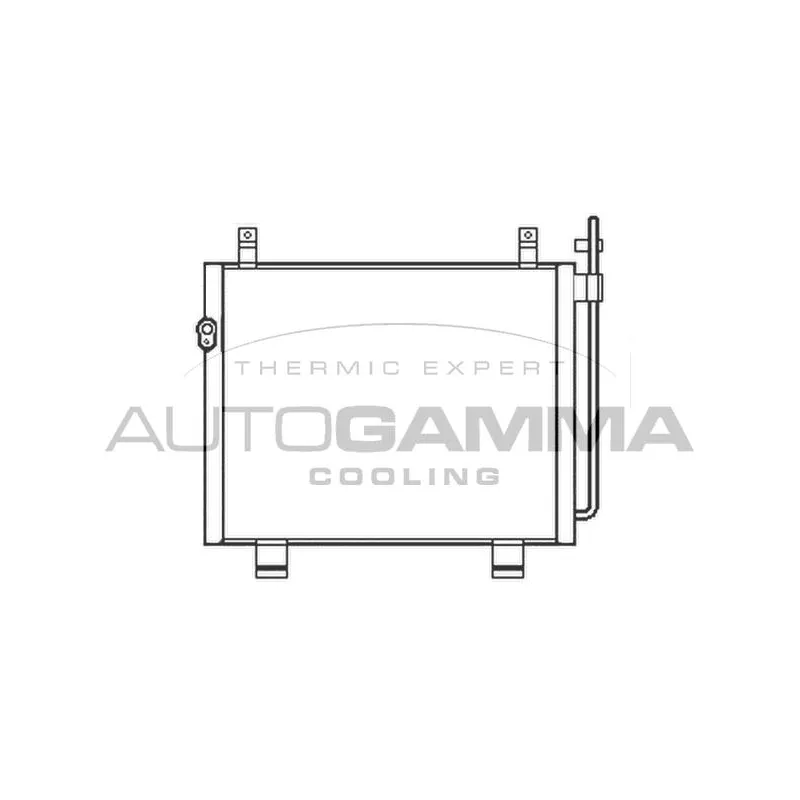 Condenseur, climatisation AUTOGAMMA 103532