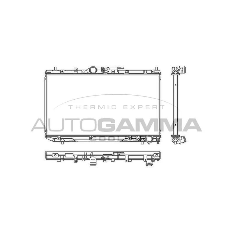 Radiateur, refroidissement du moteur AUTOGAMMA 103539