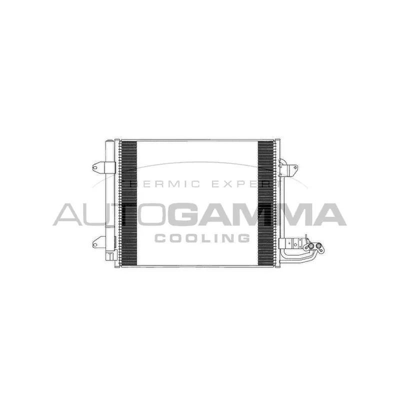 Condenseur, climatisation AUTOGAMMA 103540
