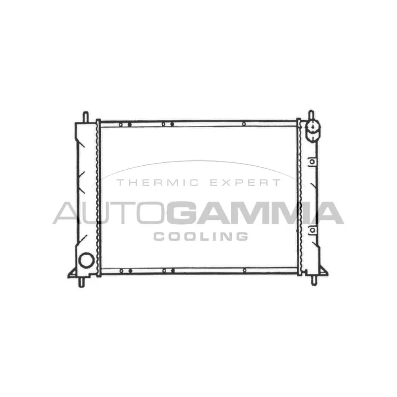 Radiateur, refroidissement du moteur AUTOGAMMA 103550