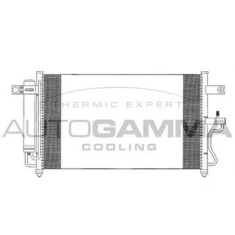 Condenseur, climatisation AUTOGAMMA 103556