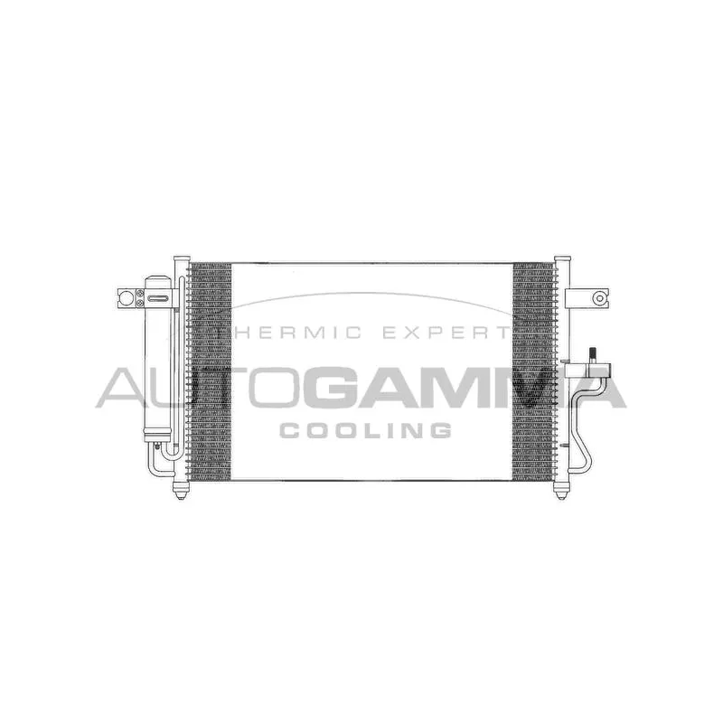 Condenseur, climatisation AUTOGAMMA 103556