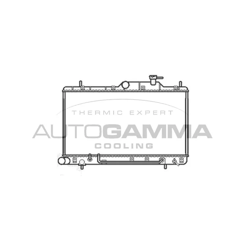 Radiateur, refroidissement du moteur AUTOGAMMA 103558