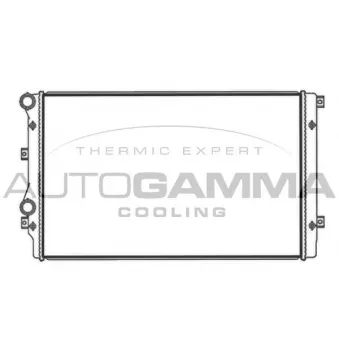 Radiateur, refroidissement du moteur AUTOGAMMA 103565