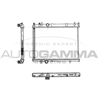 Radiateur, refroidissement du moteur AUTOGAMMA 103568
